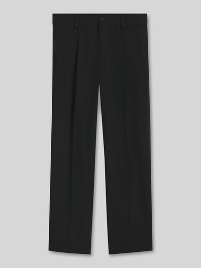 HUGO Regular Fit Anzughose mit Bügelfalten Modell 'FLIPS251X' Black 2