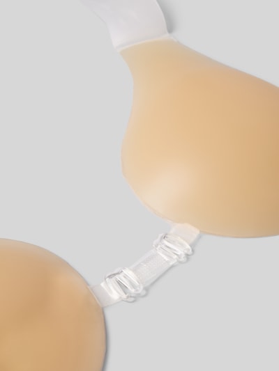 Productfoto, Shapely Bra met separaat fronsluiting van MAGIC Bodyfashion, open rug, herbruikbaar, off-shoulder-design, effen beige kleur
