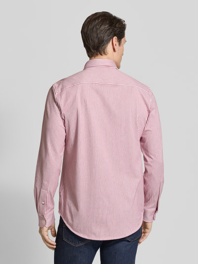 Tommy Hilfiger Regular Fit Freizeithemd aus Baumwoll-Mix Rot 5