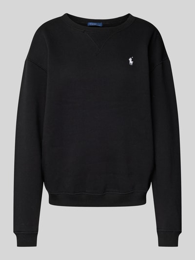 Polo Ralph Lauren Oversized Sweatshirt mit Logo-Stitching Black 2