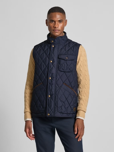 Polo Ralph Lauren Gilet met opstaande kraag Marineblauw - 4