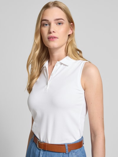 Christian Berg Woman Tanktop met polokraag Wit - 3