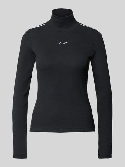 Nike Shirt met lange mouwen in riblook Zwart - 1
