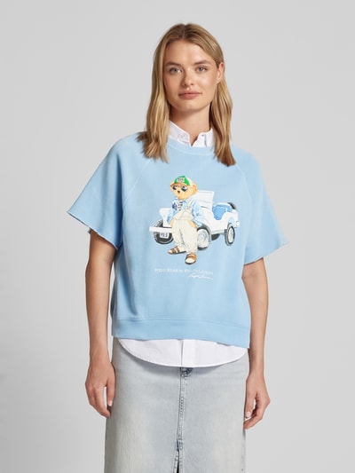 Polo Ralph Lauren T-Shirt mit Motiv-Print Blau 4