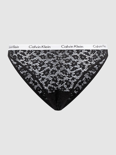 Calvin Klein Underwear String van microvezel  Zwart - 1