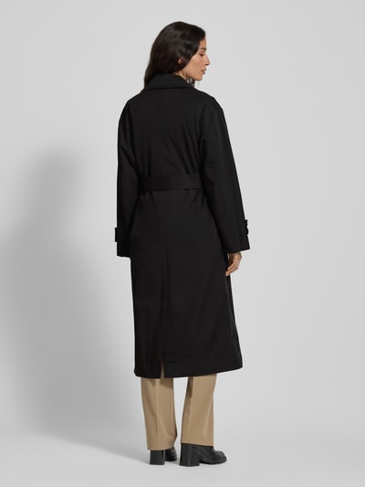 Mango Trenchcoat mit Bindegürtel Modell 'ANGELA' Black 5