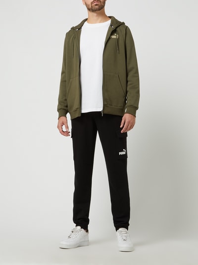 PUMA PERFORMANCE Regular Fit Sweatjacke mit Kapuze Oliv 1