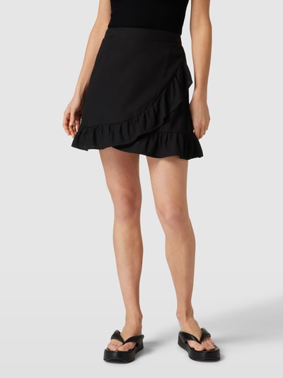 Vero Moda Spódnica mini z falbanami model ‘MYMILO’ Czarny 4