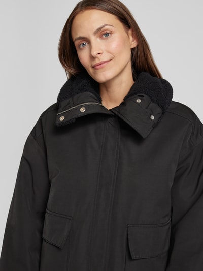 Jake*s Casual Steppjacke mit Pattentaschen Black 3