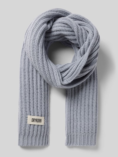 Drykorn Schal mit Label-Detail Modell 'CRONICA' Hellblau 1