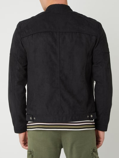 Jack & Jones Jack in bikerlook, model 'Rocky'  Zwart - 5