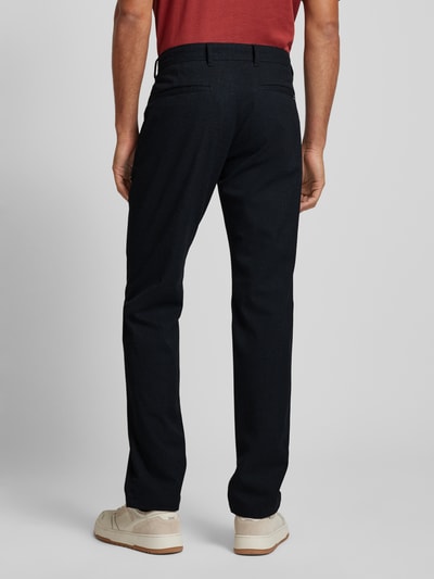 Roy Robson Slim fit broek met steekzakken Donkerblauw - 5