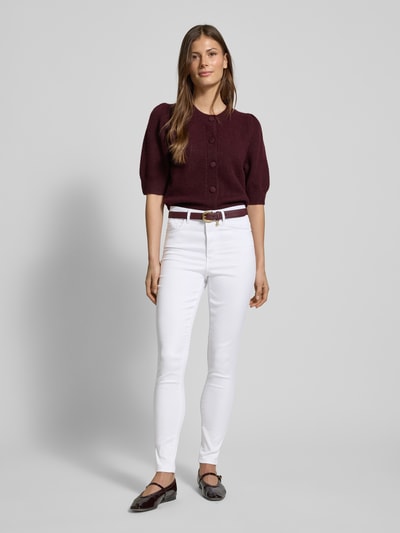 Vero Moda Skinny Fit Jeans mit Baumwoll-Anteil Modell 'SOPHIA' Weiss 1