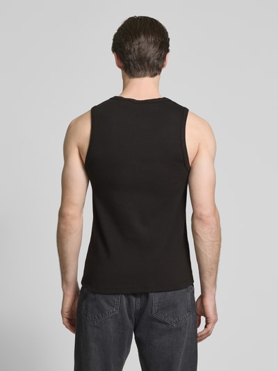 HUGO Tanktop in Ripp-Optik Modell 'Dapota' Black 5