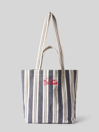 MC2 Saint Barth Beach Bag mit Logo-Stitching Marine 2
