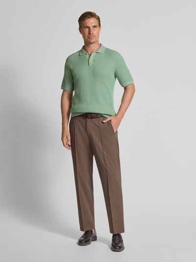 Tom Tailor Relaxed Fit Poloshirt aus Baumwoll-Mix Mint 1