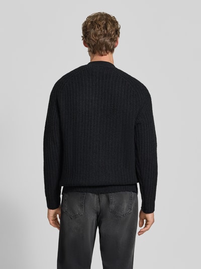 FTC Cashmere Cardigan aus Kaschmir-Mix mit V-Ausschnitt Dunkelgrau 5