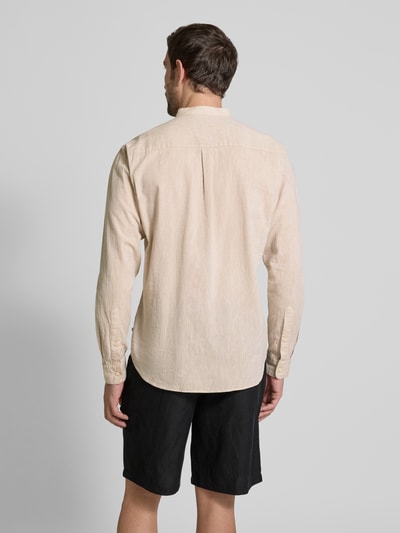 Strellson Vrijetijdsoverhemd met opstaande kraag, model 'Cornel' Beige - 5