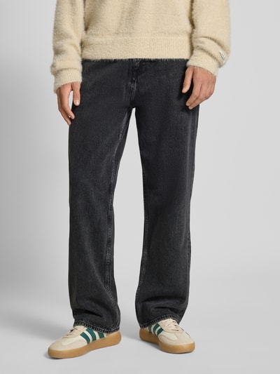 Edwin Wide Leg Jeans im 5-Pocket-Design Modell 'MATRIX' Black 4