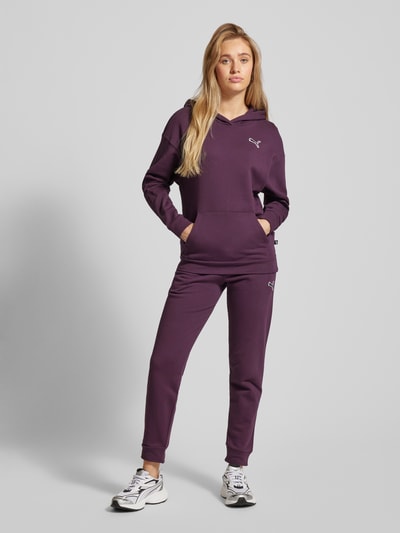 Puma Sweatpants mit elastischem Bund Pflaume 1