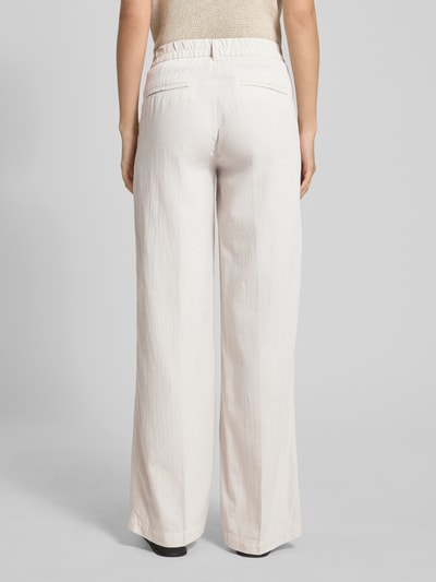 Angels Stoffen broek met persplooien, model 'Liz Jump' Beige - 5