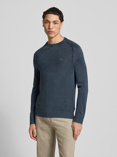 Pepe Jeans Regular Fit Pullover aus reiner Baumwolle Modell 'FLEET' Jeansblau 4