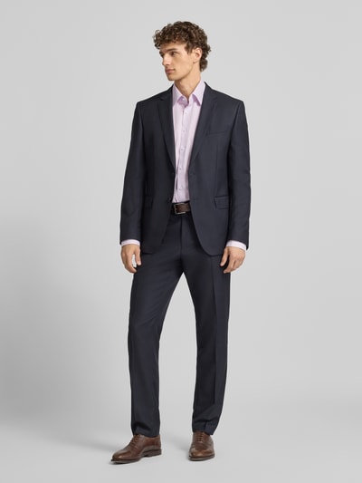 ETERNA Modern fit zakelijk overhemd van katoen met kentkraag Lila - 1