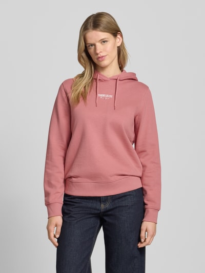Tommy Jeans Regular Fit Hoodie aus reiner Baumwolle Rostrot 4
