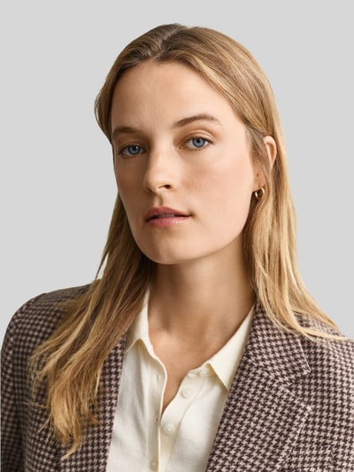 GANT Regular Fit Kurzblazer aus reiner Wolle Taupe 3