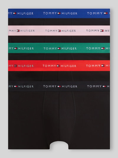 Tommy Hilfiger Obcisłe bokserki z mieszanki bawełny w zestaw 5 szt. Czarny 2