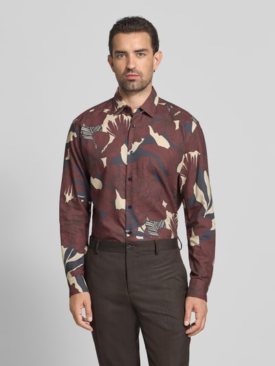 JOOP! Collection Loose Fit Business-Hemd mit Kentkragen Kirsche 4