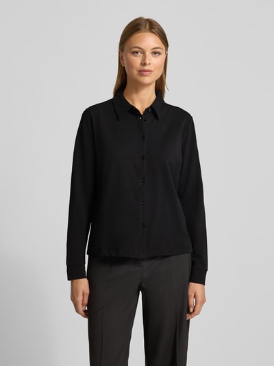 s.Oliver RED LABEL Regular fit overhemdblouse van katoenmix  - 4