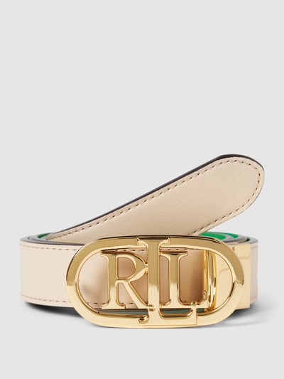 Lauren Ralph Lauren Riem met pinsluiting, model 'OVAL' Geel - 1