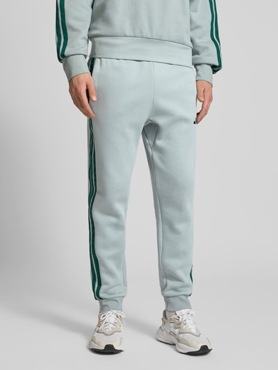 adidas Sportswear Sweatbroek met logo en elastische band Mintgroen - 4