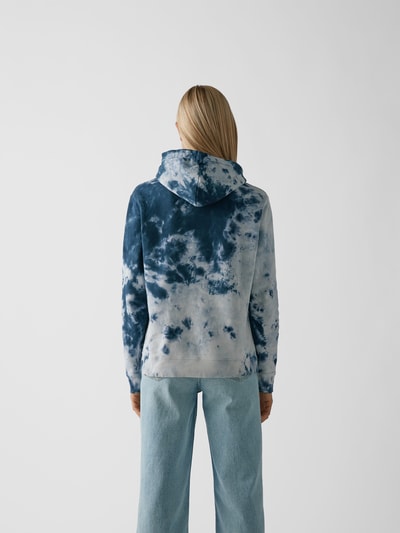 Rabanne Hoodie mit Batik-Muster Ozean Blau 5