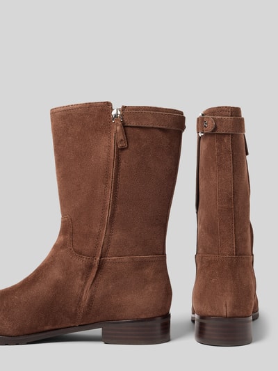 Lauren Ralph Lauren Sztyblety z naturalnej skóry welurowej Średniobrązowy 2