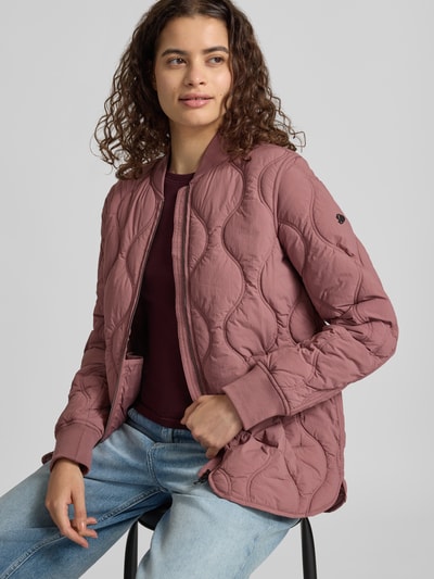 Superdry Steppjacke mit Stehkragen und Eingrifftaschen Altrosa 3