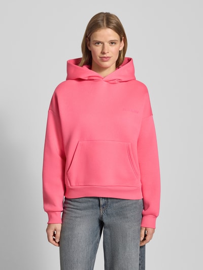 Review Oversized Hoodie mit Kapuze Neon Pink 4