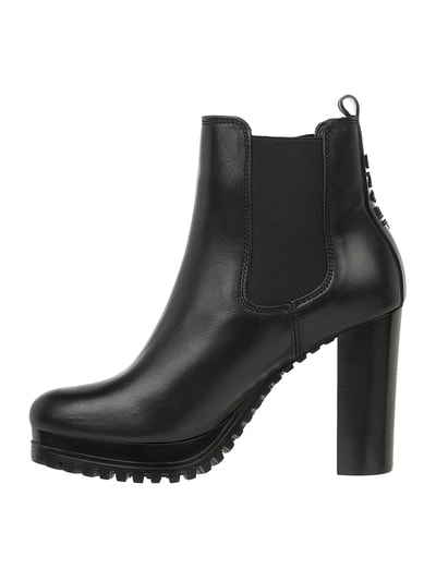 Tommy Jeans Chelsea Boots aus Leder Black 4