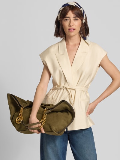 MICHAEL Michael Kors Tote tas van echt leer model 'Indie' Kaki - 1