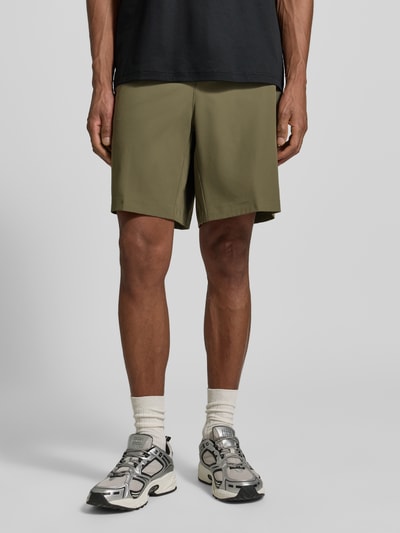 BOSS Green Relaxed Fit Bermudas mit Label-Schriftzug Modell 'SPIRIT70' Oliv 4