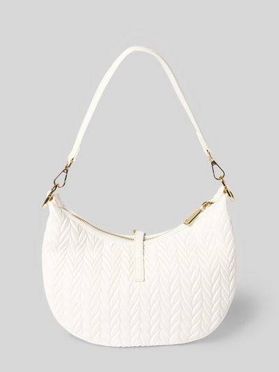 VALENTINO BAGS Torba na ramię z aplikacją z logo model ‘Fania’ Biały 3