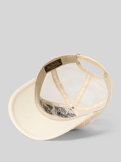 Von Dutch Trucker-pet met labelpatch, model 'TAMPA' Beige - 2