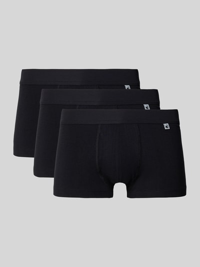 Jockey Trunks mit elastischem Bund im 3er-Pack Black 1