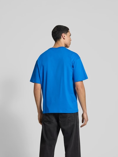 Diesel T-Shirt mit Label-Print Royal 5