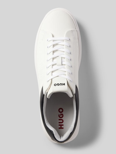 HUGO Sneakers met labelprint, model 'Allen' Wit - 3