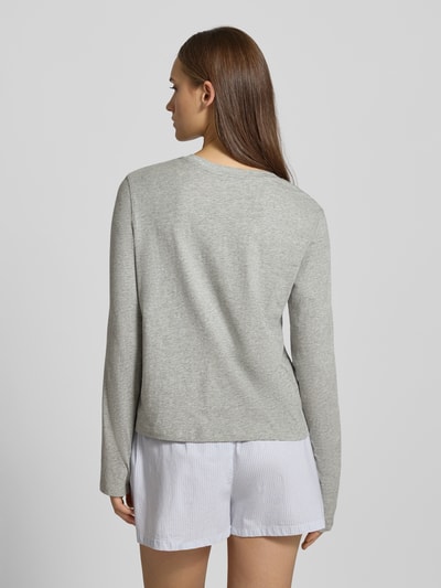 Calvin Klein Underwear Shirt met lange mouwen en labelstitching Lichtgrijs - 5