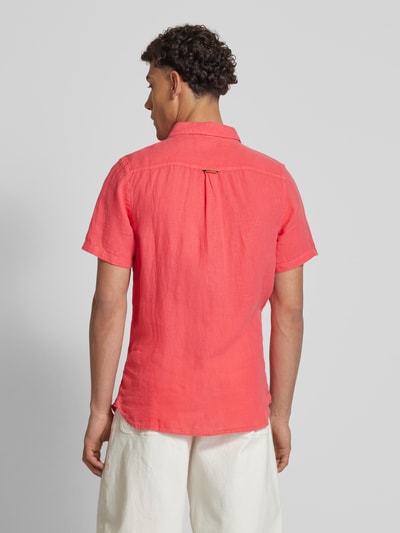 Superdry Koszula casualowa z listwą guzikową Wiśniowy 5