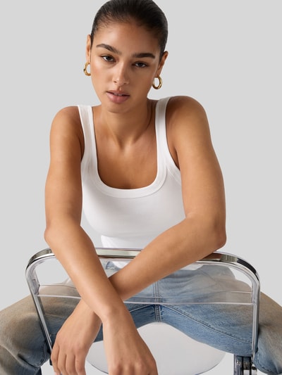 Levi's® Slim Fit Top aus Baumwoll-Mix Weiss 3