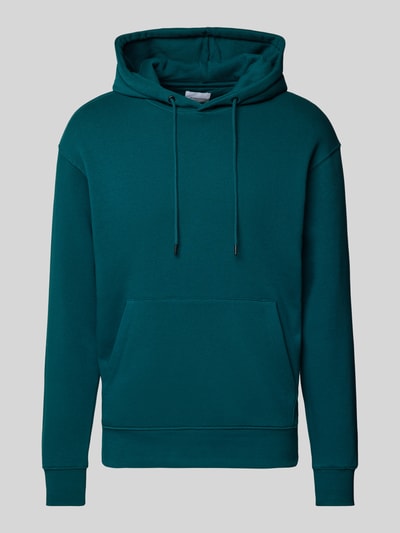 Jack & Jones Hoodie met kangoeroezak, model 'STAR' Petrol - 2